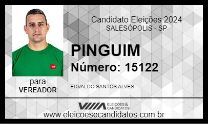 Candidato PINGUIM 2024 - SALESÓPOLIS - Eleições