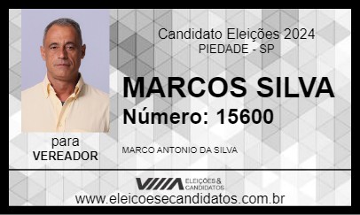 Candidato MARCOS SILVA 2024 - PIEDADE - Eleições