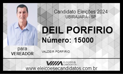 Candidato DEIL PORFIRIO 2024 - UBIRAJARA - Eleições