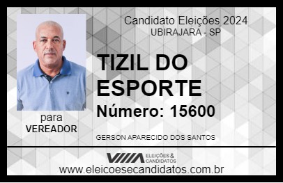 Candidato TIZIL DO ESPORTE 2024 - UBIRAJARA - Eleições