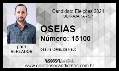 Candidato OSEIAS 2024 - UBIRAJARA - Eleições