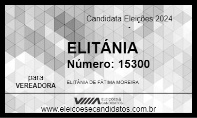 Candidato ELITÁNIA 2024 - UBIRAJARA - Eleições