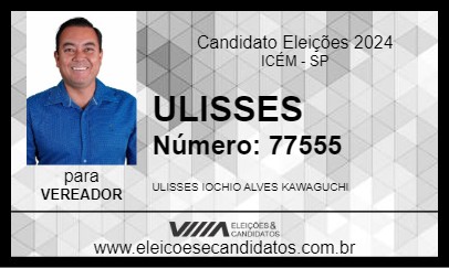 Candidato ULISSES 2024 - ICÉM - Eleições