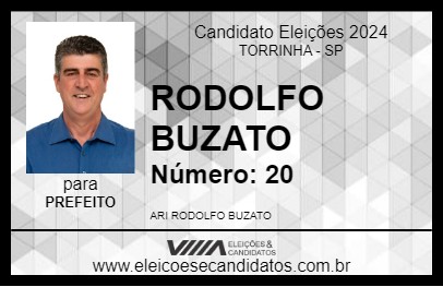 Candidato RODOLFO BUZATO 2024 - TORRINHA - Eleições