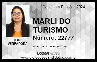 Candidato MARLI DO TURISMO 2024 - POTIM - Eleições