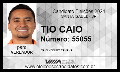 Candidato TIO CAIO 2024 - SANTA ISABEL - Eleições