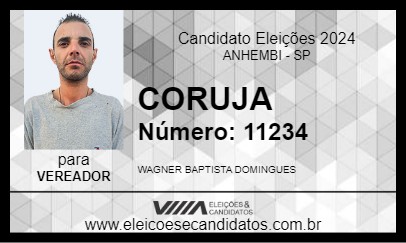 Candidato CORUJA 2024 - ANHEMBI - Eleições