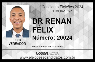 Candidato DR RENAN FÉLIX 2024 - LIMEIRA - Eleições