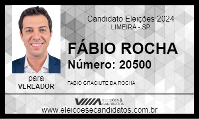 Candidato FÁBIO ROCHA 2024 - LIMEIRA - Eleições