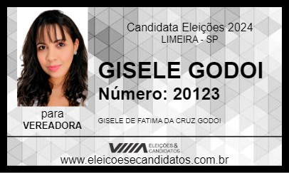 Candidato GISELE GODOI 2024 - LIMEIRA - Eleições