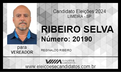 Candidato RIBEIRO SELVA 2024 - LIMEIRA - Eleições