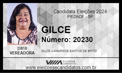 Candidato GILCE 2024 - PIEDADE - Eleições