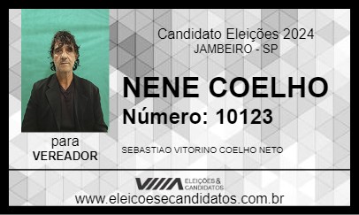 Candidato NENE COELHO 2024 - JAMBEIRO - Eleições