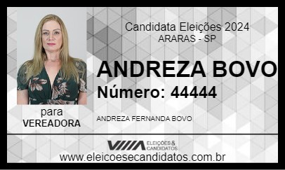 Candidato ANDREZA BOVO 2024 - ARARAS - Eleições