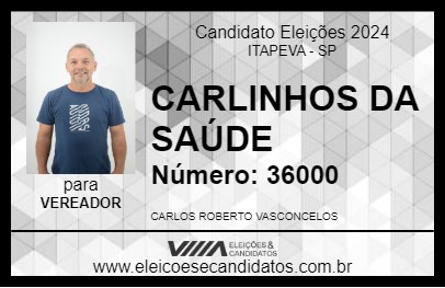 Candidato CARLINHOS DA SAÚDE 2024 - ITAPEVA - Eleições