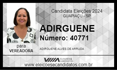 Candidato ADIRGUENE 2024 - GUAPIAÇU - Eleições