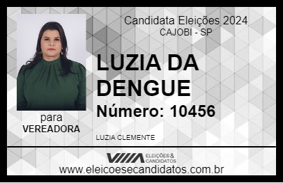 Candidato LUZIA DA DENGUE 2024 - CAJOBI - Eleições