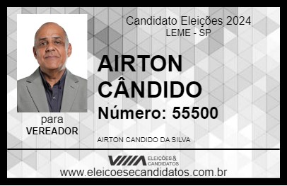 Candidato AIRTON CÂNDIDO 2024 - LEME - Eleições