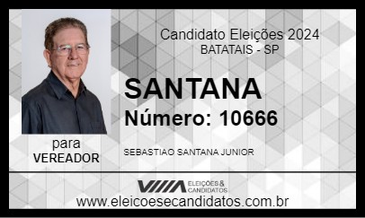 Candidato SANTANA 2024 - BATATAIS - Eleições