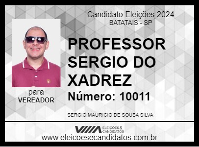 Candidato PROFESSOR SERGIO DO XADREZ 2024 - BATATAIS - Eleições