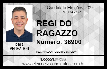 Candidato REGI DO RAGAZZO 2024 - LIMEIRA - Eleições