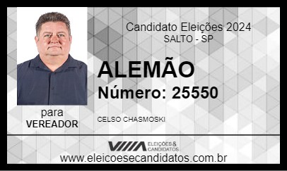 Candidato ALEMÃO 2024 - SALTO - Eleições