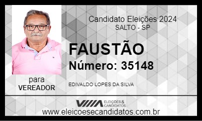 Candidato FAUSTÃO 2024 - SALTO - Eleições