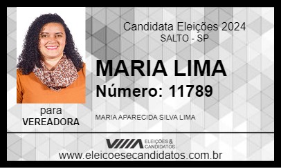 Candidato MARIA LIMA 2024 - SALTO - Eleições