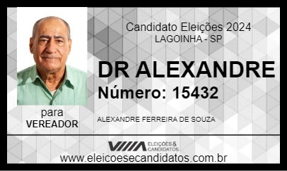 Candidato DR ALEXANDRE 2024 - LAGOINHA - Eleições