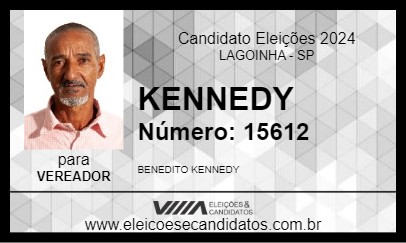 Candidato KENNEDY 2024 - LAGOINHA - Eleições