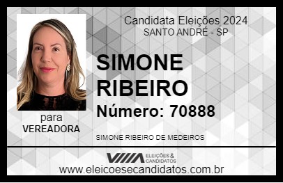 Candidato SIMONE RIBEIRO 2024 - SANTO ANDRÉ - Eleições