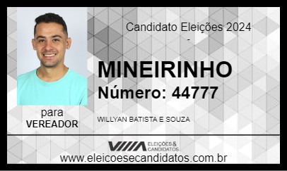 Candidato MINEIRINHO 2024 - ELDORADO - Eleições