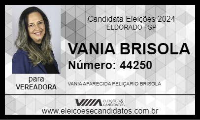 Candidato VANIA BRISOLA 2024 - ELDORADO - Eleições