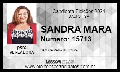 Candidato SANDRA MARA 2024 - SALTO - Eleições