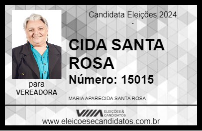 Candidato CIDA SANTA ROSA 2024 - SALTO - Eleições