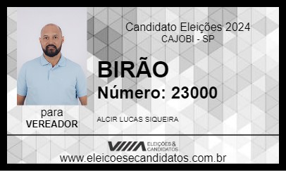 Candidato BIRÃO 2024 - CAJOBI - Eleições