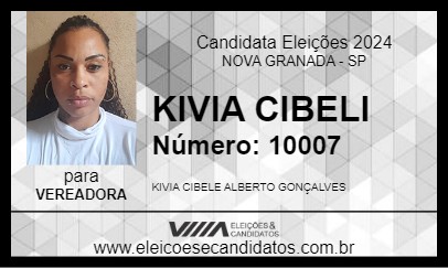 Candidato KIVIA CIBELI 2024 - NOVA GRANADA - Eleições