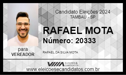 Candidato RAFAEL MOTA 2024 - TAMBAÚ - Eleições