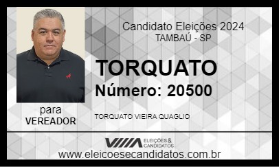 Candidato TORQUATO 2024 - TAMBAÚ - Eleições