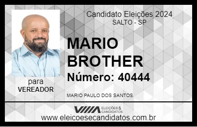 Candidato MARIO BROTHER 2024 - SALTO - Eleições