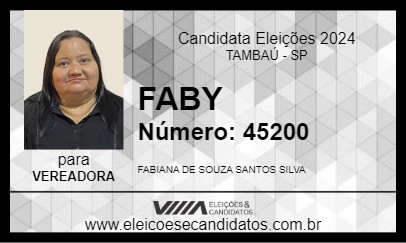 Candidato FABY 2024 - TAMBAÚ - Eleições