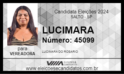 Candidato LUCIMARA 2024 - SALTO - Eleições