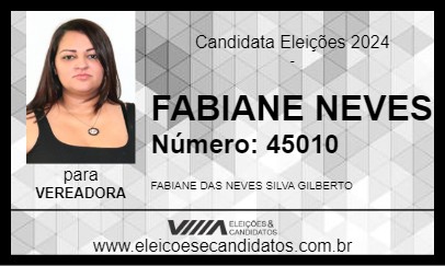 Candidato FABIANE NEVES 2024 - SALTO - Eleições