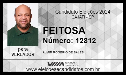 Candidato FEITOSA 2024 - CAJATI - Eleições