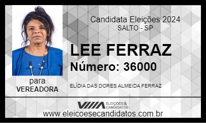 Candidato LEE FERRAZ 2024 - SALTO - Eleições