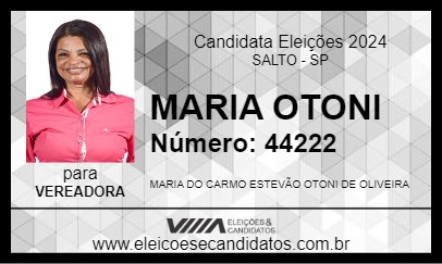 Candidato MARIA OTONI 2024 - SALTO - Eleições