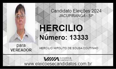 Candidato HERCILIO 2024 - JACUPIRANGA - Eleições