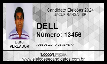 Candidato DELL 2024 - JACUPIRANGA - Eleições