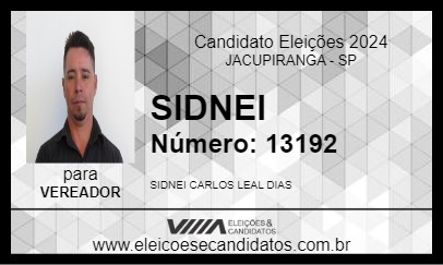 Candidato SIDNEI 2024 - JACUPIRANGA - Eleições