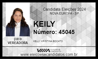 Candidato KELLY 2024 - NOVA EUROPA - Eleições